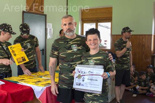 Consegna Certificati di frequenza al Campus "Disciplina del carattere" - Morgex, luglio 2018